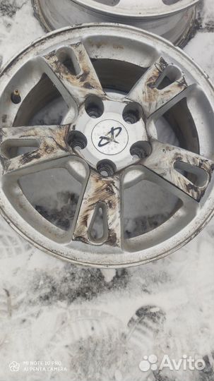 Диск колесные легкосплавный R15 Chery Indis (08713
