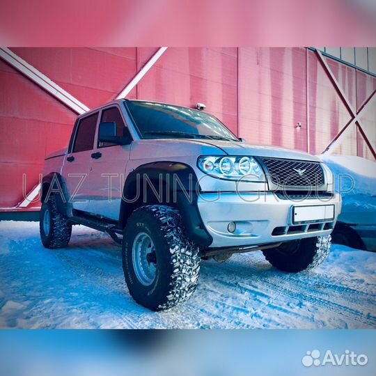 Расширители арок (Бушвакеры) УАЗ Патриот Пикап