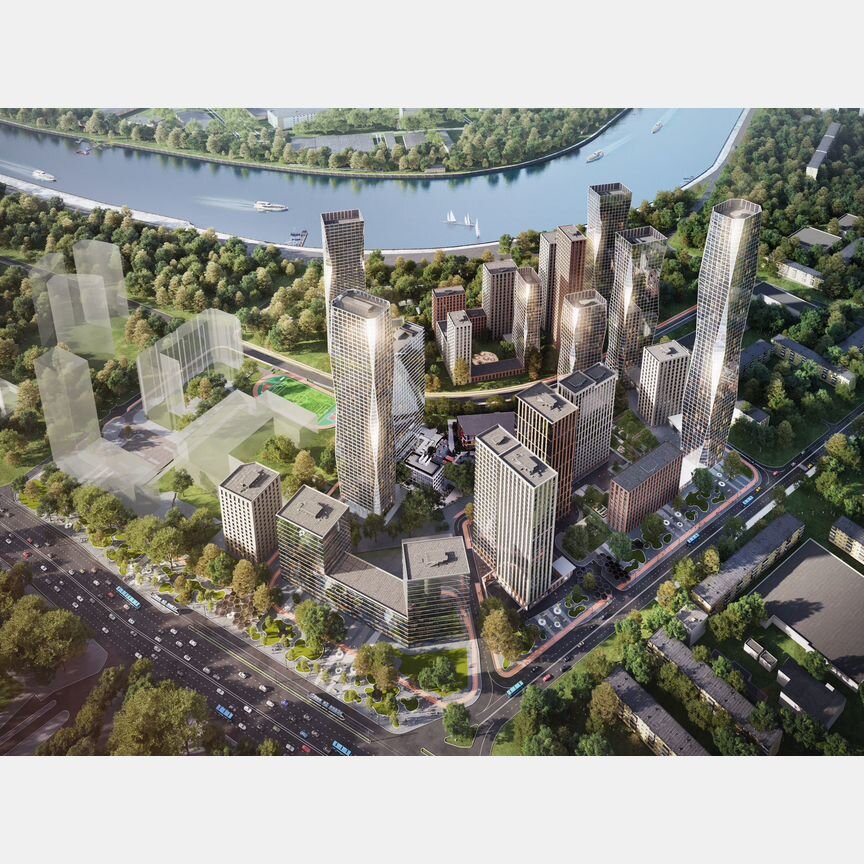 1-к. квартира, 41,7 м², 23/28 эт.