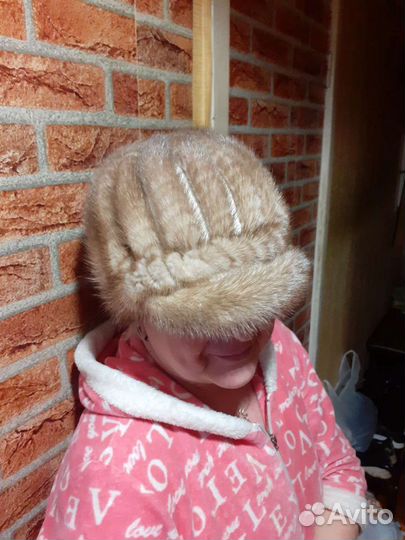 Шапка норковая женская