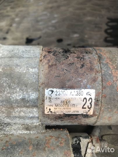 Стартер Субару