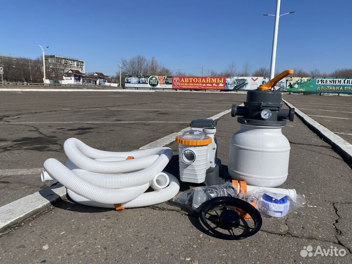 Песочный фильтр для бассейна насос