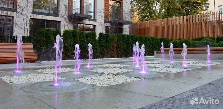 Пешеходный фонтан