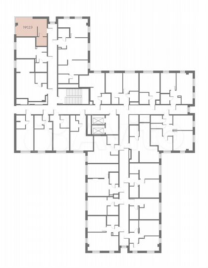 Апартаменты-студия, 24,6 м², 4/13 эт.