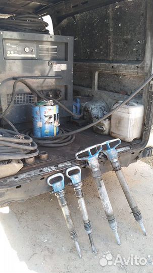 Аренда компрессора с отбойными молотками