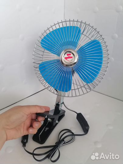 Автомобильный вентилятор на прищепке