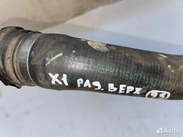 Патрубок радиатора Bmw X1 E84 N47 D20 C 2012