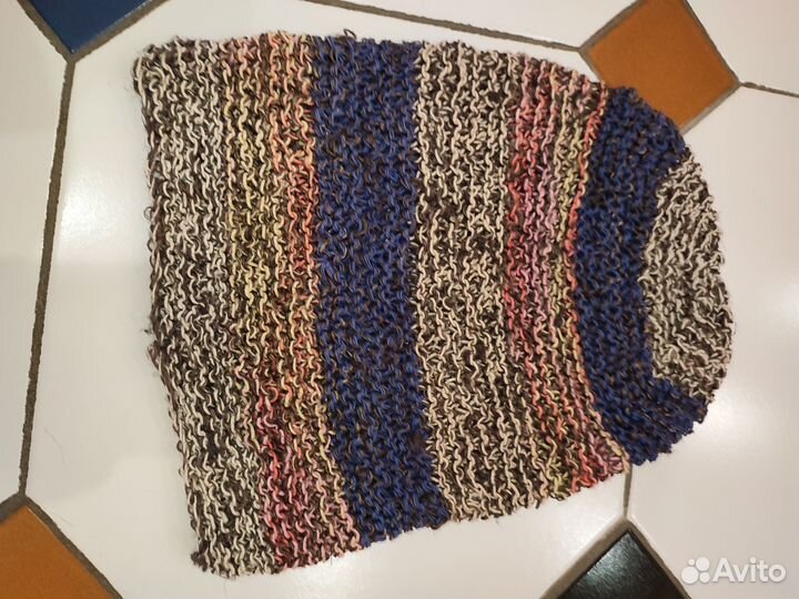 Шапка из конопляной нити