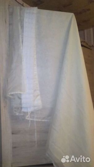 Тюли,Скатерти Лен 2шт