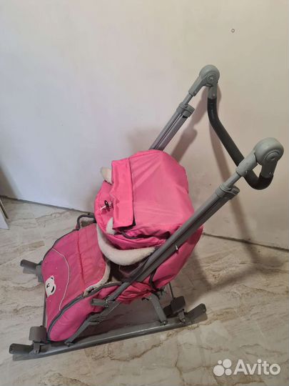 Детские санки коляска