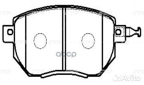 CKN-20 Колодки тормозные дисковые перед G