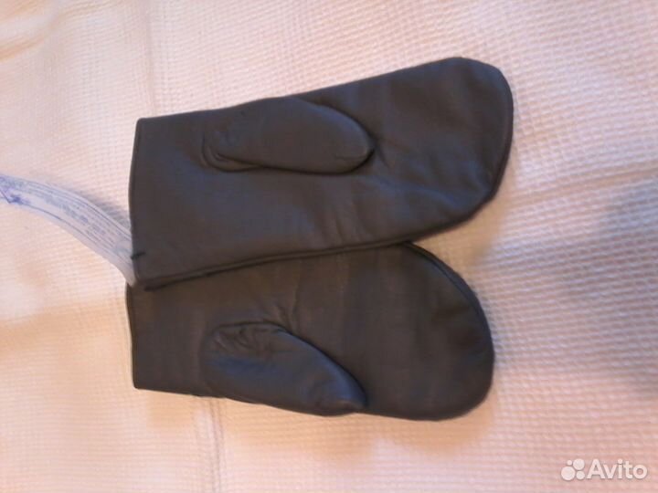 Варежки натуральная кожа женские новые