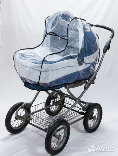 Чехол дождевик на коляску люльку