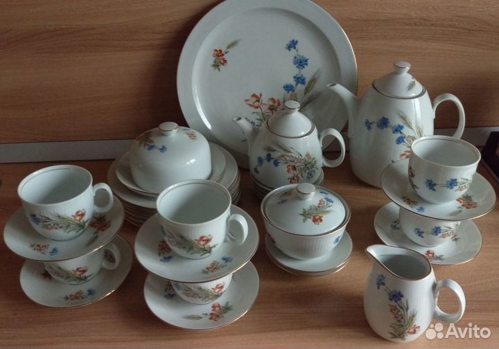 Сервиз на 6 персон времён СССР