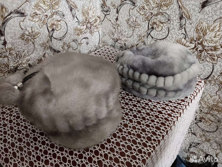 Кепка из норки, берет из мутона