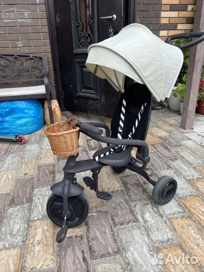 Велосипед складной с родительской ручкой