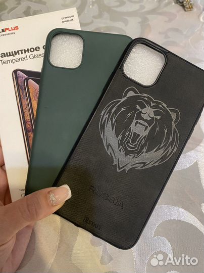 Защитное стекло и чехлы iPhone 11 pro max