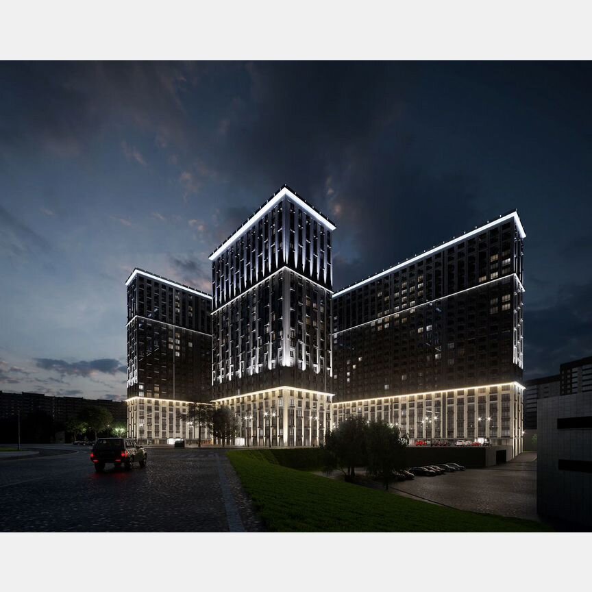 1-к. квартира, 37,8 м², 11/25 эт.