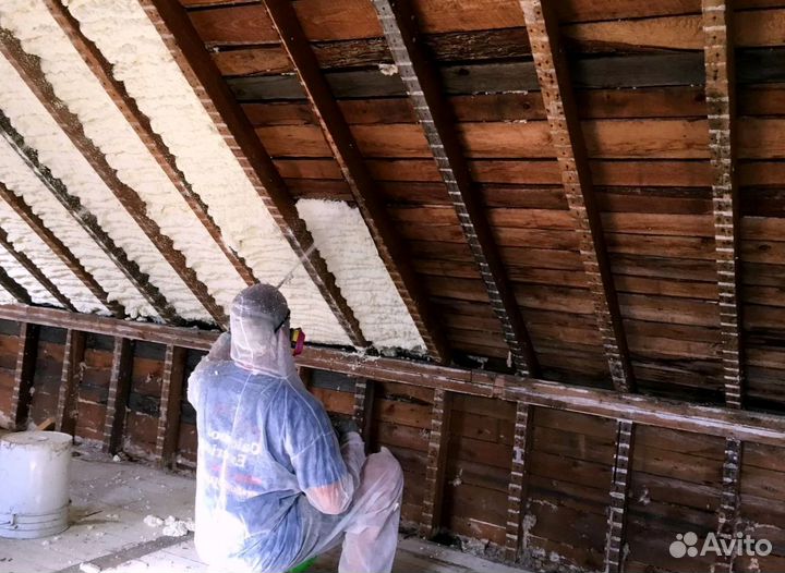 Утеплитель напыление ППУ