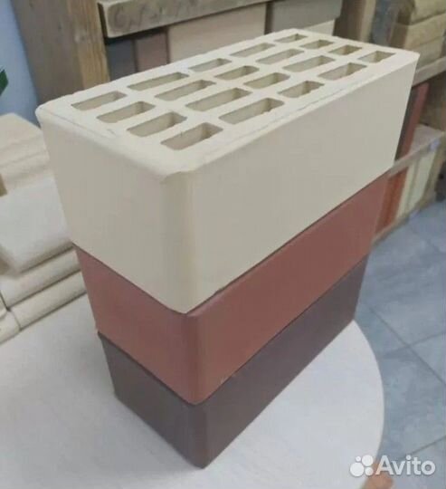 Кирпич облицовочный полуторный