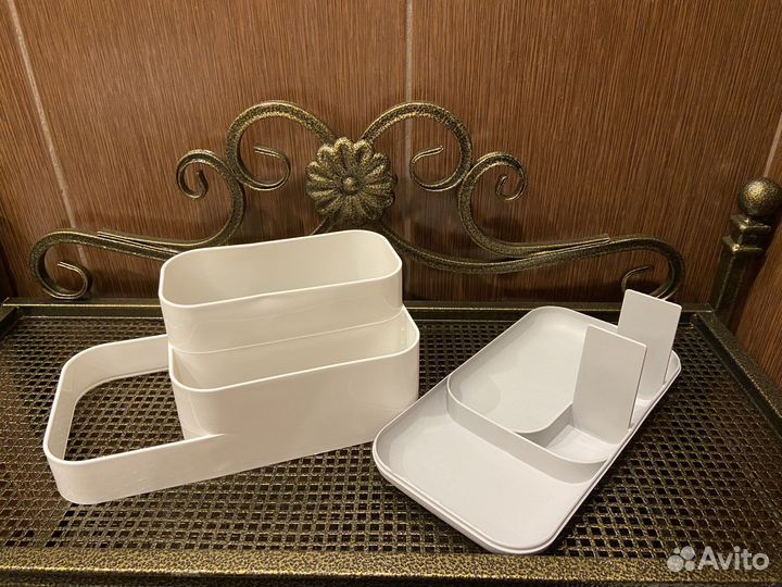 Пластиковый органайзер для косметики 22х11х11