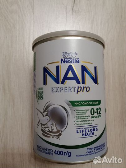 NAN кисломолочный 0 12