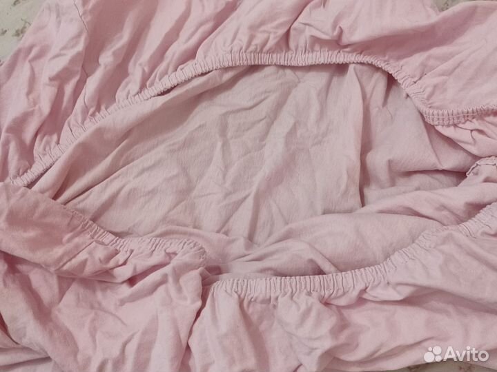 Простынь на резинке 120 60