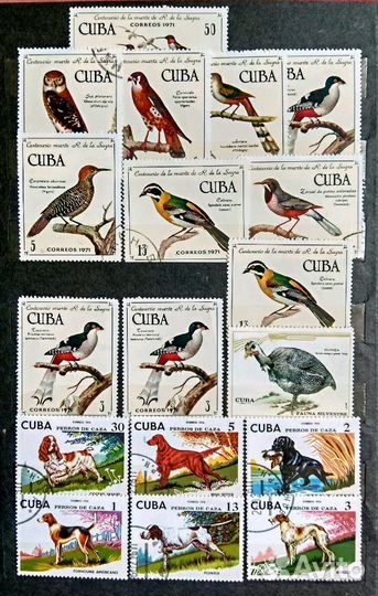Почтовые марки Куба