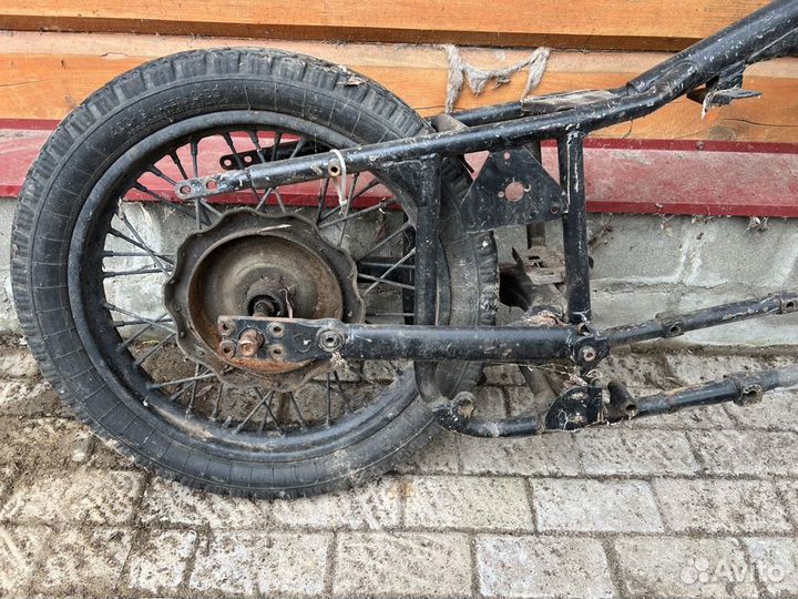 Рама с колесами мотоцикла имз, Урал или К 750