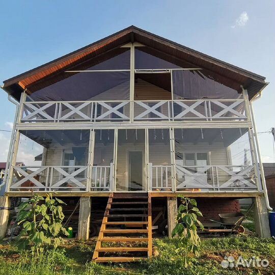 Мягкие и гибкие окна для беседок