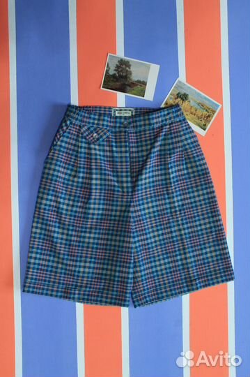 Винтажные шорты Alice Collins в клетку