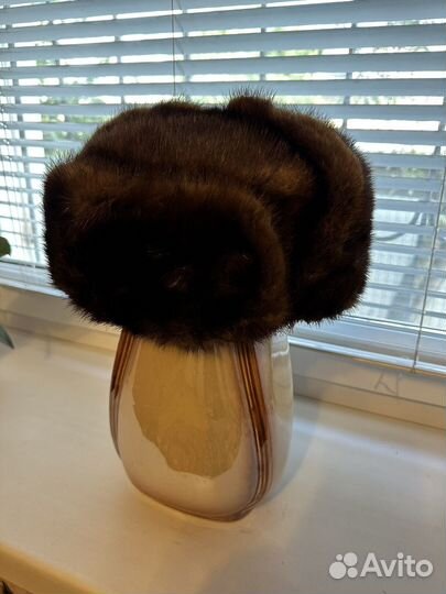 Норковая шапка мужская