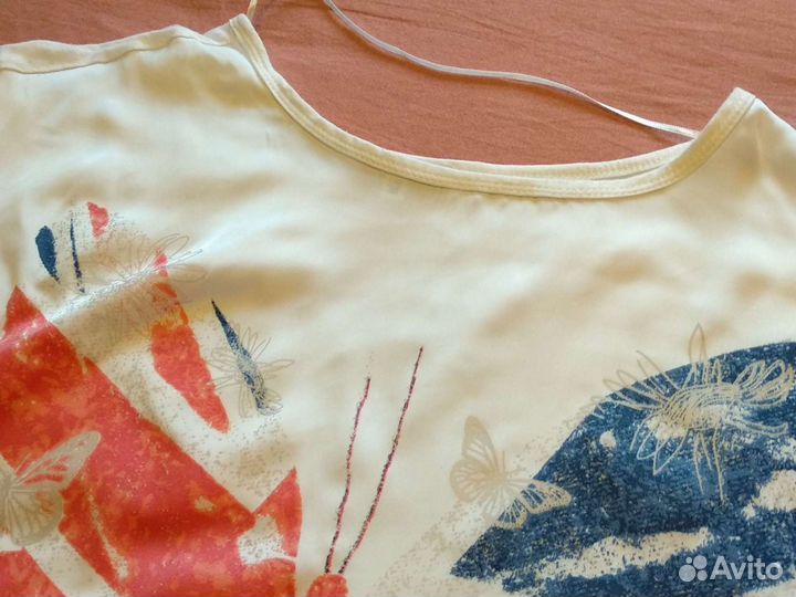 Футболка женская шёлк, хлопок