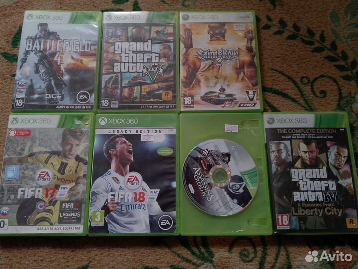 Диски на xbox 360