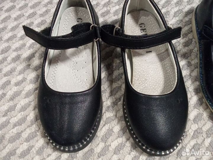 Туфли для девочки 25 р. пакетом