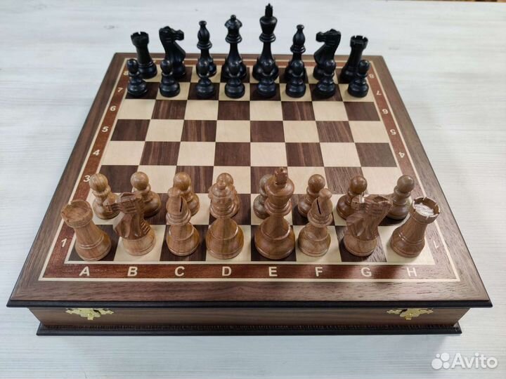 Шахматы орех стаунтон