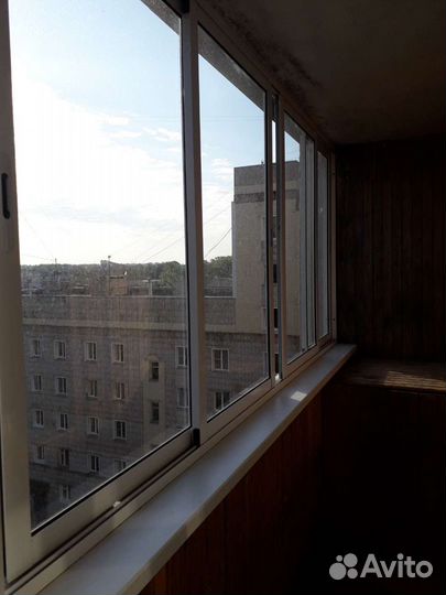 Алюминиевые окна бу на лоджии 594х140см раздвижные