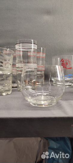 Рюмки, стаканы