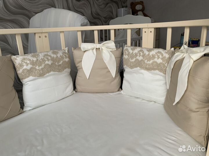 Бортики в кроватку бу