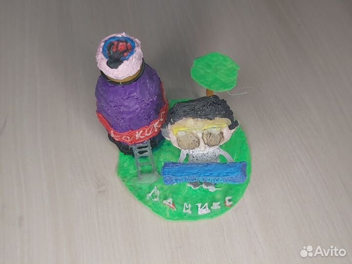 Фигурка из 3д ручки Мамикс