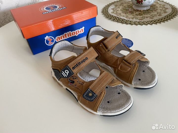 Босоножки антилопа для мальчика