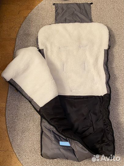 Новый зимний конверт в коляску, в санки