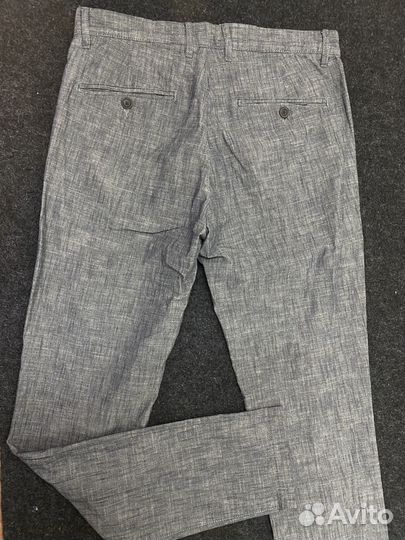 Мужские летние брюки лен H&М