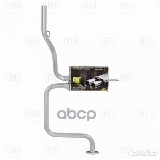 Глушитель daewoo matiz 98- EMM0502 Trialli