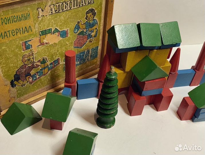 Кубики деревянные СССР
