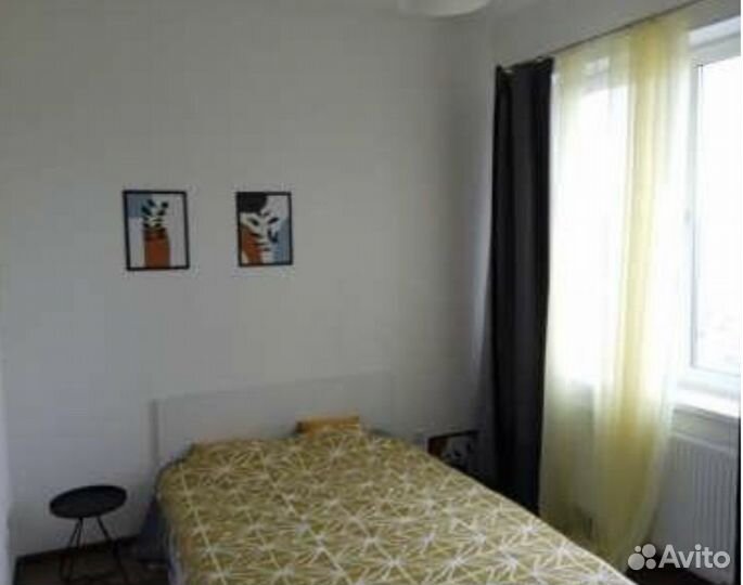 Штора тюль желтая