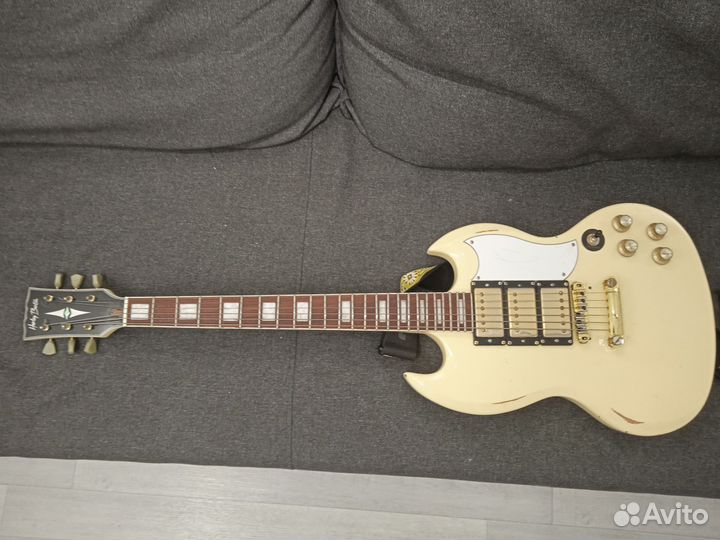 Harley Benton DC-600 VI Vintage Series relic