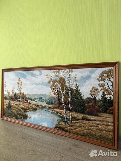 Картина в раме гобелен