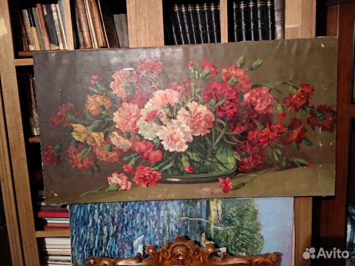 Картина натюрморт н/х начало 20 века