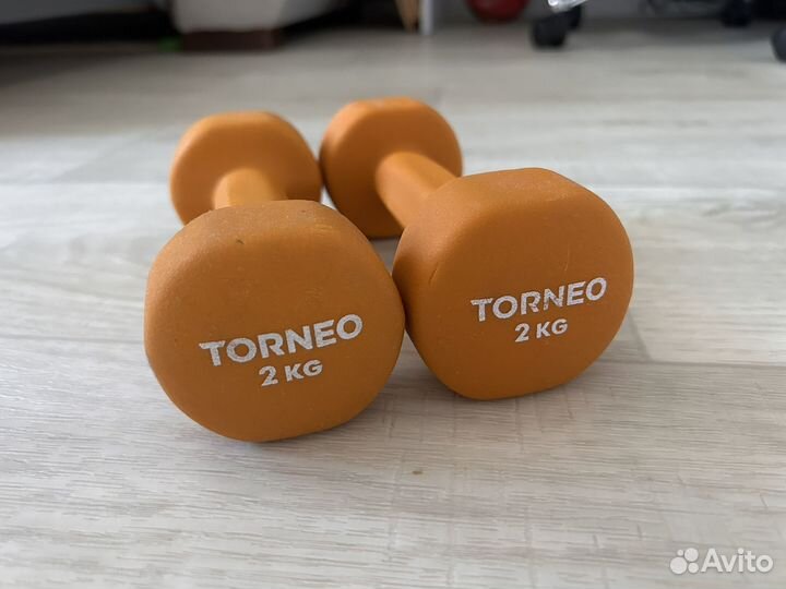 Гантели Torneo 2 кг 2 шт